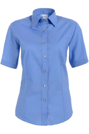 OLYMP Tendenz Dames Overhemd blauw, Effen