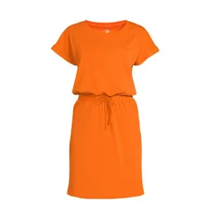 anytime T-shirt jurk oranje