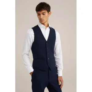 WE Fashion gilet donkerblauw