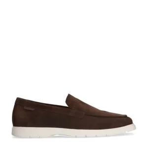 Manfield suède loafers bruin