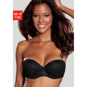 Lascana Push-up-bh Chelina met afneembare, normale en transparante bandjes, ondergoed