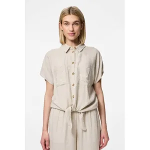 PIECES blouse beige