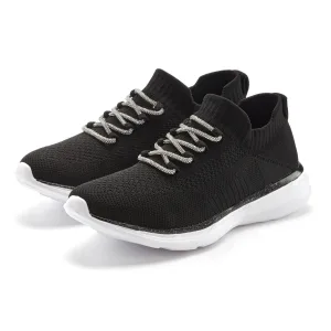Lascana Sneakers met modieuze glinsterende veters vegan