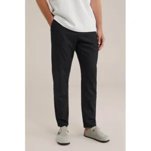 WE Fashion tapered chino zwart