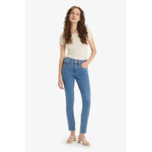 Levi’s high waist skinny jeans medium blue denim