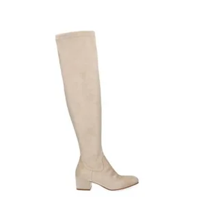 Manfield stretch laarzen beige
