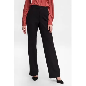 VERO MODA straight fit broek VMMAYA zwart