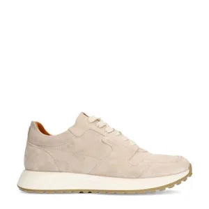 Manfield suède sneakers beige