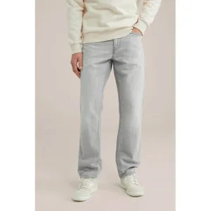 WE Fashion regular fit jeans light grey denim