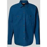 Boss Orange Regular fit overhemdjack met borstzakken, model ‘Locky’