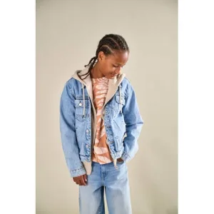 ONLY & SONS JUNIOR spijkerjas light blue denim