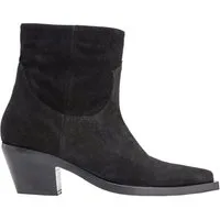 PINKO Mozart Texano Suede Black