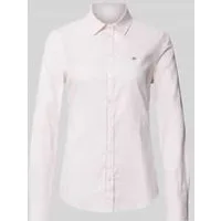 Gant Slim fit overhemdblouse met labelstitching