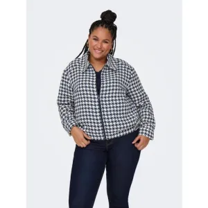 ONLY CARMAKOMA jasje donkerblauw