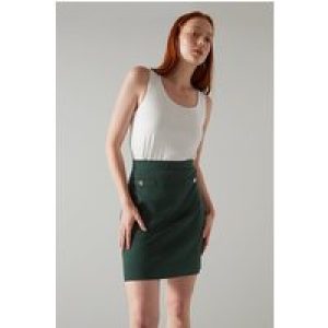LK Bennett Paris Mini Skirt Dark Green
