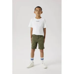 NAME IT KIDS casual short donkergroen