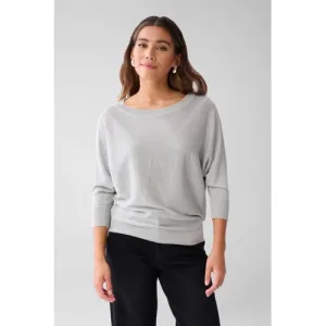 Shoeby gebreide trui grijs