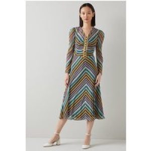LK Bennett Odelia Shirt Dress Multicolor