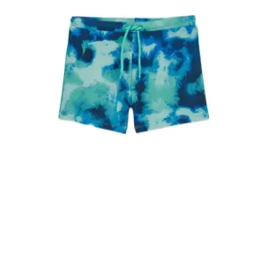 WE Fashion zwemboxer groen/blauw