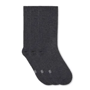 WE Fashion sokken – set van 3 antraciet