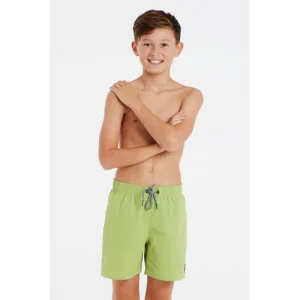 Protest zwemshort CULTURE JR limegroen