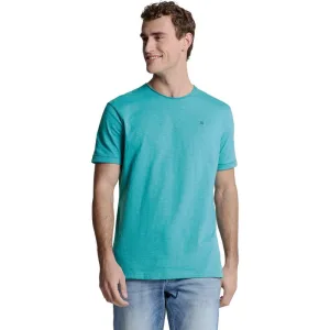 No Excess T-shirt crewneck slub seablue