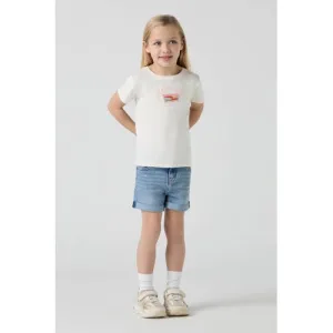 Levi’s Kids skinny denim short medium blue denim