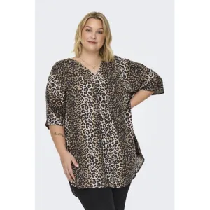 ONLY CARMAKOMA tuniek bruin