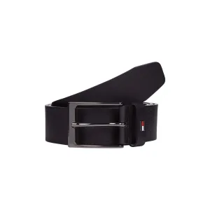 Tommy Hilfiger Leren riem LAYTON 3.5 Metalen patch, eenvoudige doornsluiting