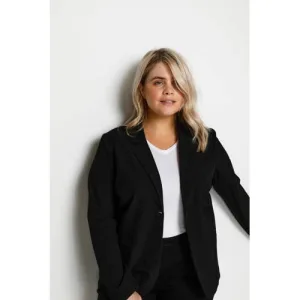 Kaffe Curve aansluitende blazer KCjia zwart