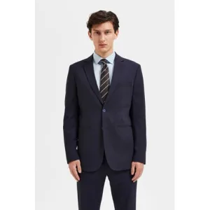SELECTED HOMME slim fit colbert SLHLIAM navy blazer