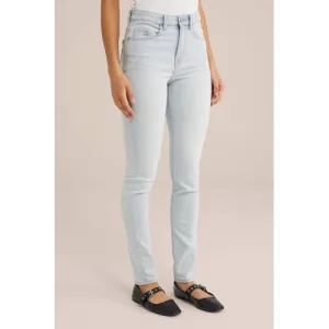 WE Fashion Blue Ridge skinny jeans lichtblauw