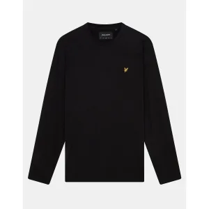 Effen T-shirt met lange mouwen Lyle & Scott