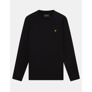 Effen T-shirt met lange mouwen Lyle & Scott
