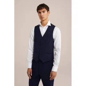 WE Fashion gilet donkerblauw