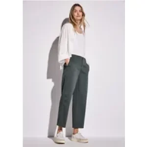 Street One Dames Chino met rechte benen in Groen