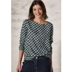 Cecil Dames Blouse met grafische print in Groen