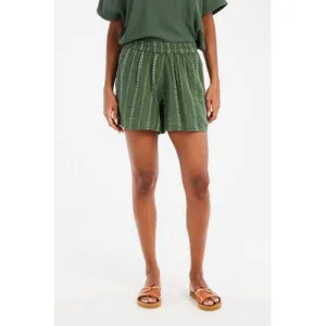Protest regular waist casual short groen