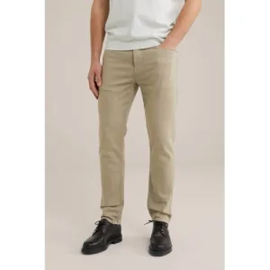 WE Fashion slim chino lichtbruin