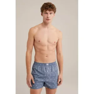 WE Fashion wijde boxershort blauw
