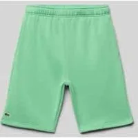 Lacoste Sweatshorts met elastische band