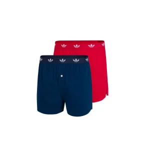adidas Originals Geweven boxershort Comfort Cotton Woven met klassieke knoopsluiting vooraan (Set van 2)