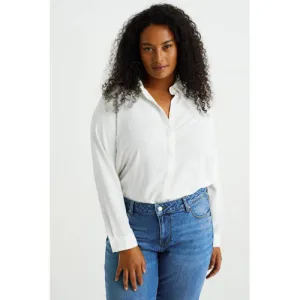 WE Fashion Curve blouse wit