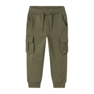 NAME IT MINI cargo joggingbroek NMNOLI olijfgroen