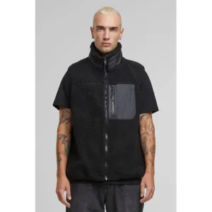Urban Classics fleece bodywarmer zwart