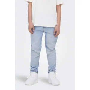 ONLY & SONS JUNIOR tapered jeans light blue denim