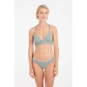 Protest voorgevormde triangel bikinitop MIXSUPEROL groen/wit