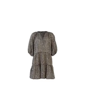 Barts strandjurk Adeliu zwart/ecru