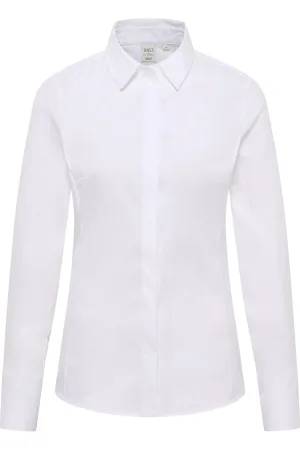 ETERNA Dames Overhemd wit, Effen