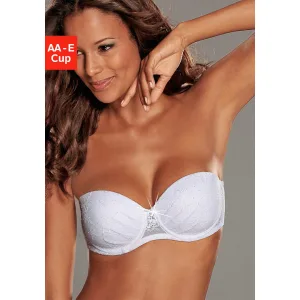 Lascana Push-up-bh Chelina met afneembare, normale en transparante bandjes, ondergoed